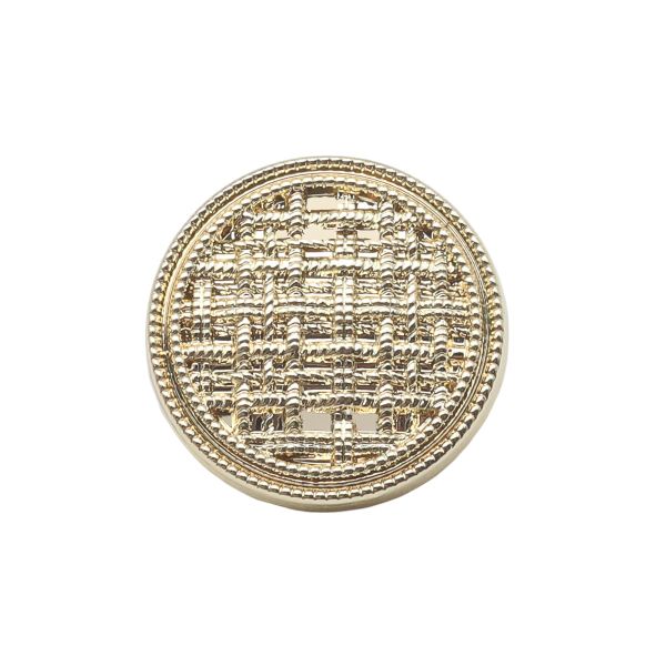 Пуговицы на ножке 32L=20 мм, металл, Gold (золотой), 10 шт, MP06