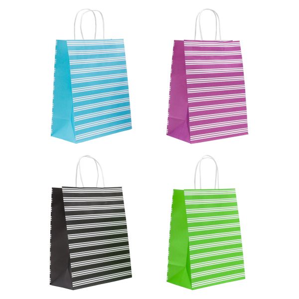 Набор подарочных пакетов крафт, 