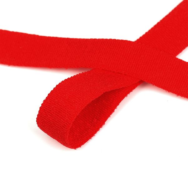 Резинка бельевая (окантовочная) матовая 10.0 мм / 50 метров, SD163 красный