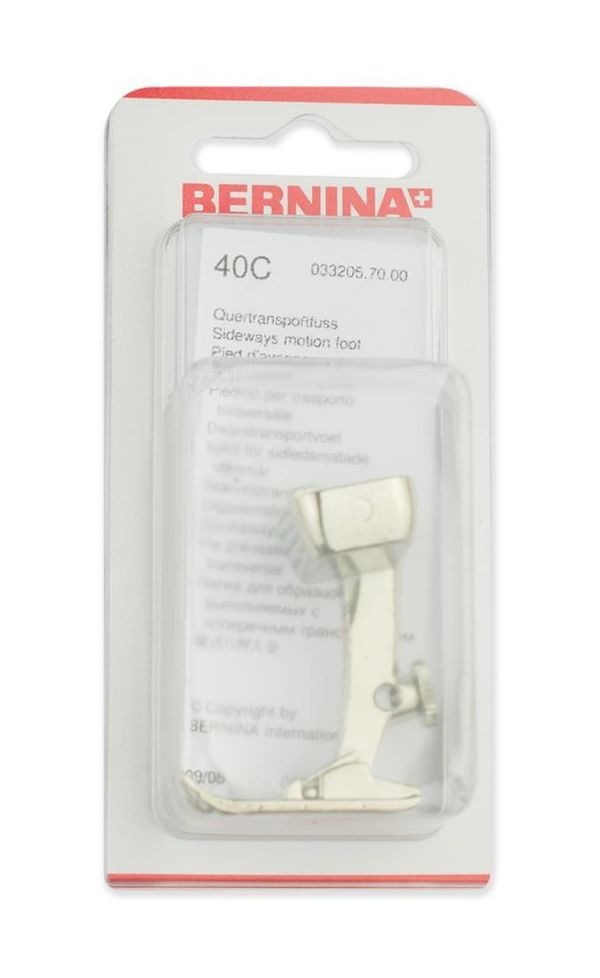 Лапка №40C для поперечного транспортера Bernina, 033 205 71 00, Bernina, 1 шт