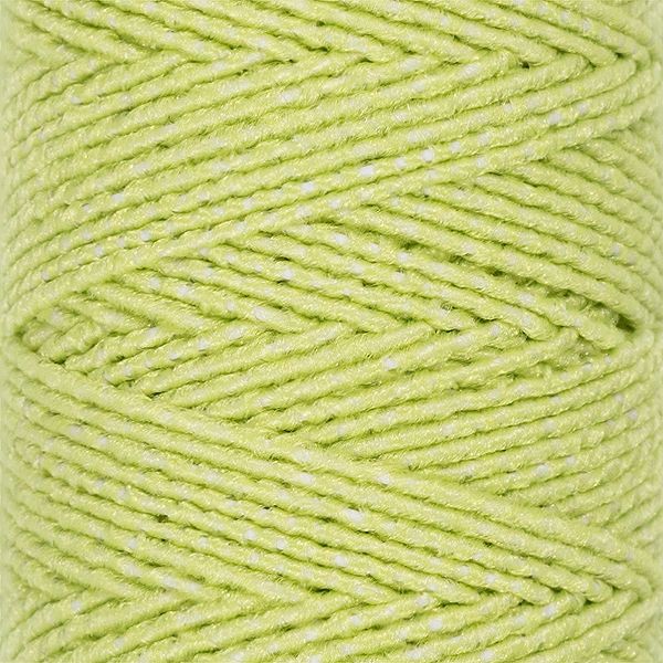 Нитки спандекс ⌀0.6 мм, набор 10 катушек по 25 метров, 202 желто-зеленый, Gamma ET-10