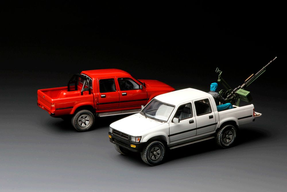 Модель сборная: автомобиль, Pick up w/ZPU-1 1/35, Meng VS-001