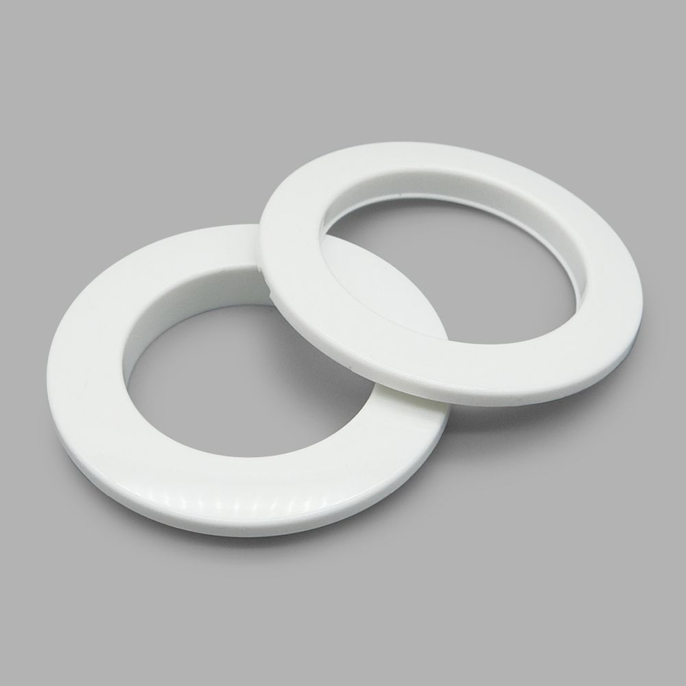 Люверсы шторные ⌀35 мм, с многоуровневым замком цвет № 53 белый, 10 шт