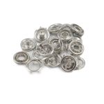 Кнопка рубашечная (джерси) открытая ⌀11.0 мм, 30 компл., серебро, Hobby&Pro