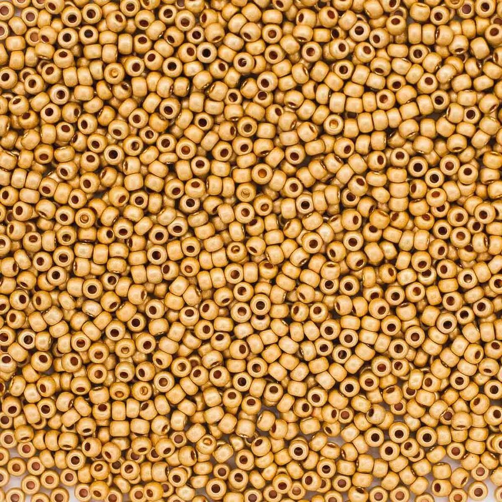 Бисер Preciosa 10/0 (2.3 мм), 100 г (5х20 г), металлик матовый, цв. 18581