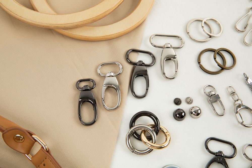 Карабин металл кольцо ⌀20.0 мм (28 мм), 10 шт, 04 никель, Gamma GH-220