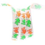 Лента репсовая (в рубчик) PREMIUM Рыбки 22 мм, 22,5м (029 белый)