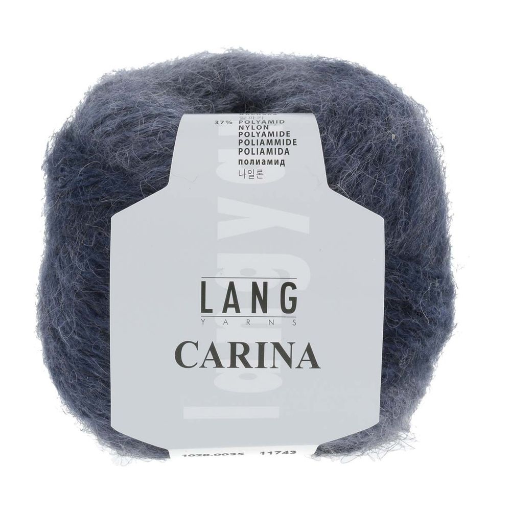 Пряжа Lang Yarns (Ланг Ярнс) Carina / уп.10 мот. по 50 г, 150 м, col. 0715 /TOS/