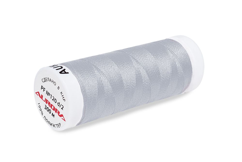 Нитки для креативных работ Aurora №120, 300 м, цв. PF434, 5 катушек