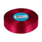 Лента атласная 1-сторонняя 25.0 мм / 33±2 метра, 078 т-бордовый, Gamma
