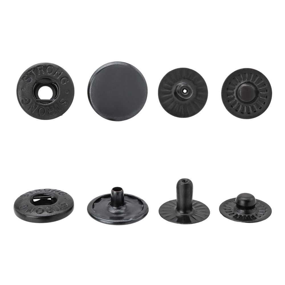 Кнопка Альфа (S-образная) ⌀12.5 мм (№54), СТАЛЬ, оксид, ≈1440 шт