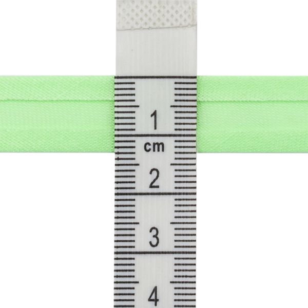 Косая бейка атласная 15.0 мм / 132±1 метра, 0000-1500, F230 св.салатовый
