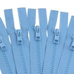 Молния трактор Arta Т6 (6 мм) 1 зам., разъем., 50 см, цв. 039 голубой, уп.5 шт