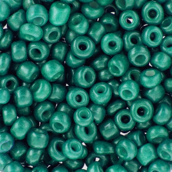 Бисер Zlatka 8/0 (2.9 мм), 100 г (10х10 г), №0976 изумрудный, GR