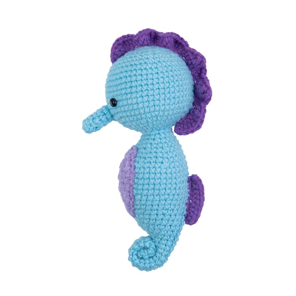 Набор для вязания игрушки Морской конек 16 см, Miadolla AMG-0116