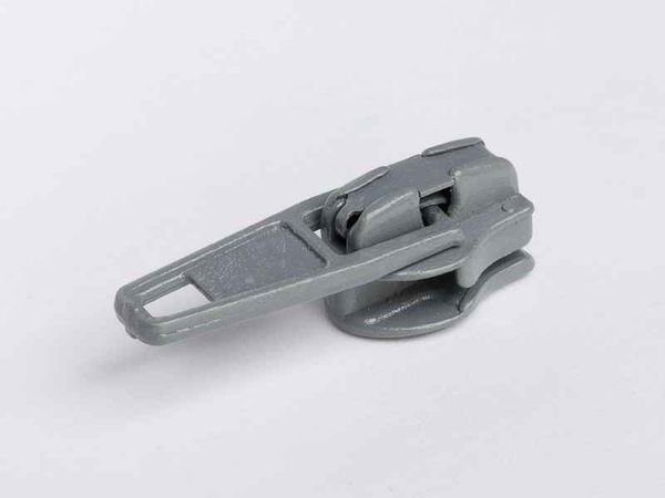 Слайдер (замок) для молнии спираль (цв.SBS) Т3 (3 мм), автомат, S-723 серый, уп.1000 шт