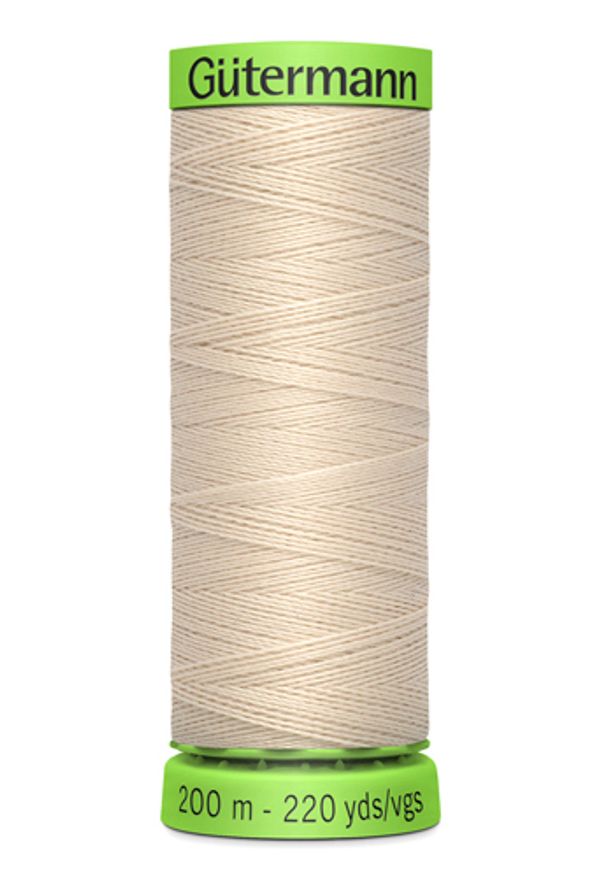Нитки для тонких тканей Gutermann Extra Fine 150, 200м, 169 пломбир, 1 катушка, SHV