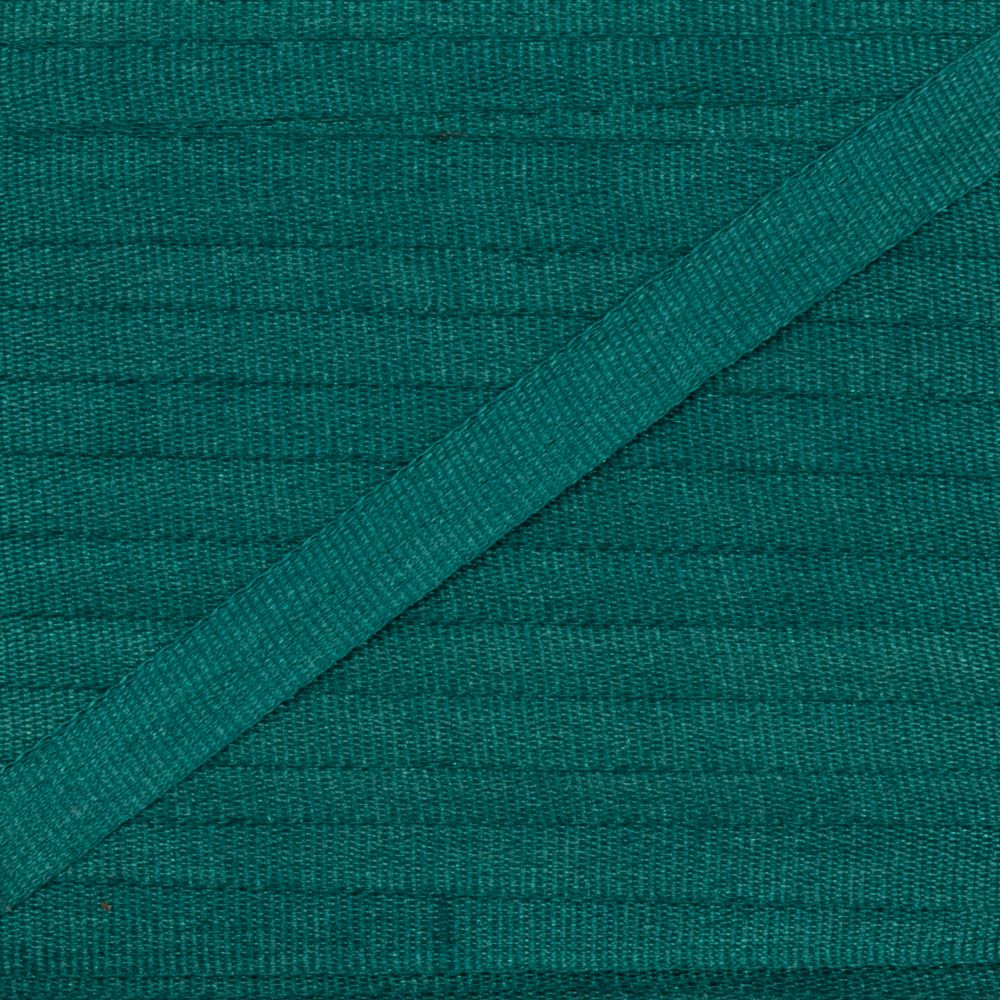 Лента (тесьма) шелковая 4.0 мм / 45.5±0.5 метров, №227 т. зеленый, Gamma SR-4