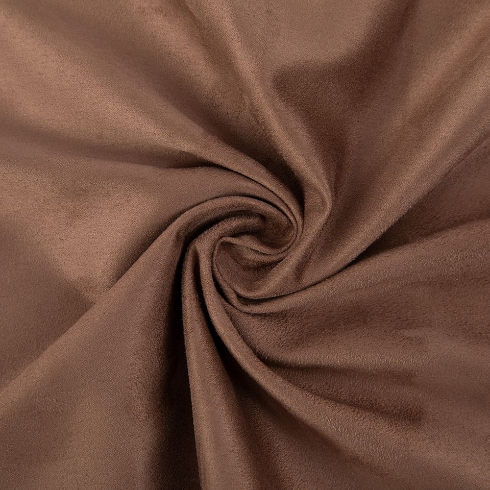 Замша искусственная Woven Suede 175 г/м², 147±2 см / 5 метров, 18-1030 saddle (св.коричневый), Peppy Woven Suede