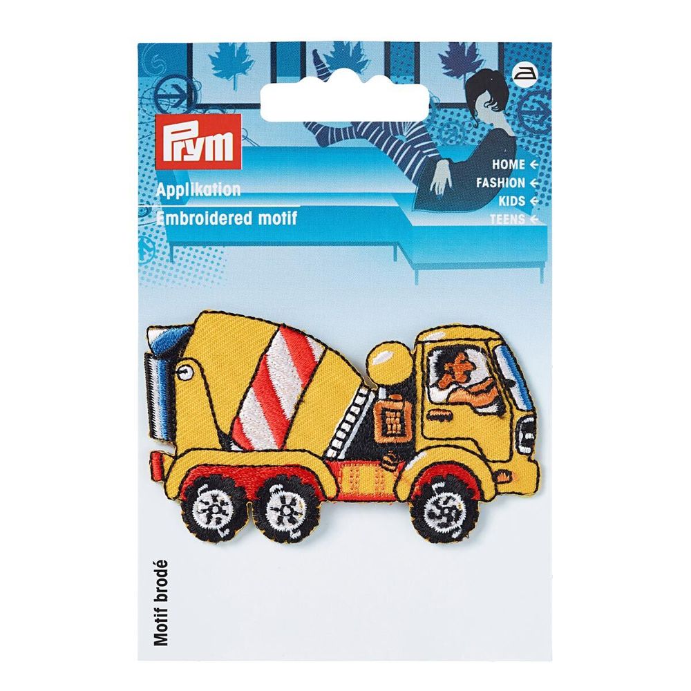 Аппликация Бетономешалка, желтый, Prym, 925362