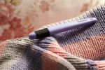 Крючок для вязания с подсветкой пластик ⌀4.0 мм, 15.6 см, розовый, Gamma CH-LD