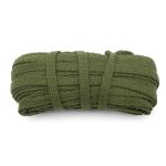 Шнур плоский плетеный х/б ⌀10.0 мм / 20 метров, цв.12 хаки, С3862Г17