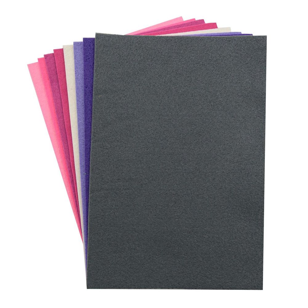 Фетр листовой мягкий 3.0 мм, 20х30см, 8 шт, Astra&Craft, 2