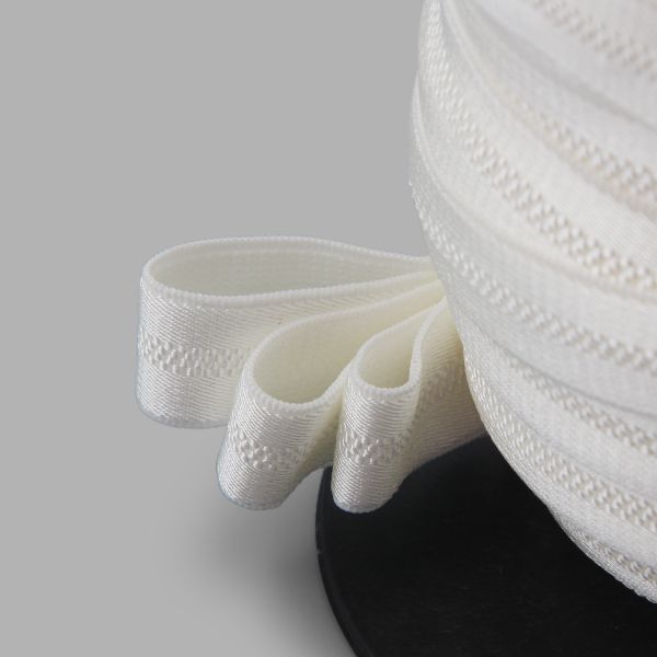 Резинка бельевая (бретелечная) 15.0 мм / 50 метров, молочный, (ML207.015)