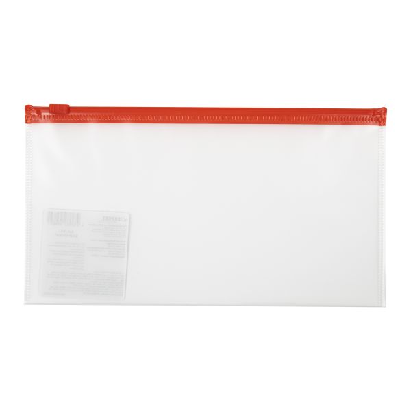 Папка-конверт на ZIP-молнии travel 120 мкм песок, 10 шт, красный замок EC21121004T, Expert Complete EC21121004T