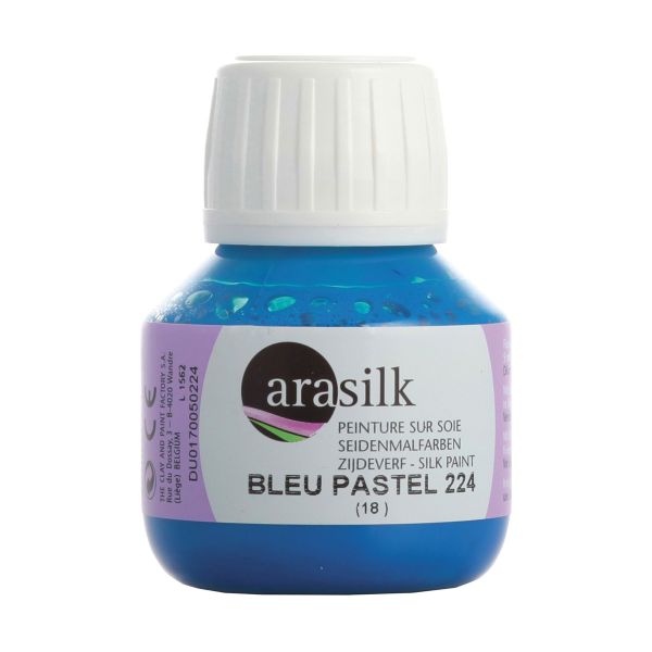 Краска для шелка H Dupont Arasilk, 50мл, 224 голубая пастель