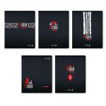 Тетрадь ученическая общая, софт-тач ламинация + выборочный лак, A5+ 96 л. на скобе 65 г/м², белизна 100 %, 5 шт, клетка, 01002 Эстетика Родины, Светоч 96Т17