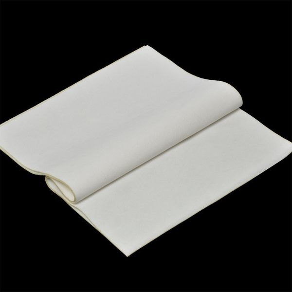 Замша искусственная двухсторонняя 20х30 см, белый уп. 2 листа, 194 г/м²