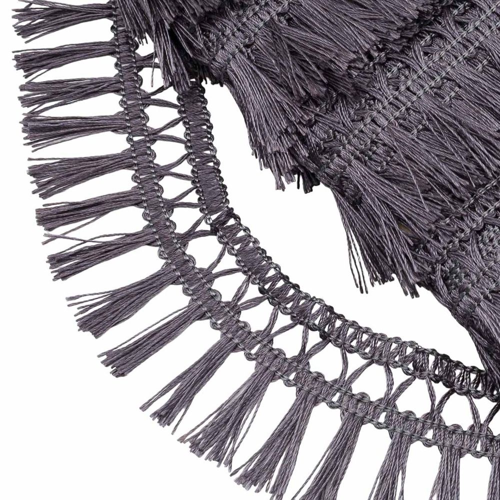 Бахрома отделочная 50.0 мм / 25 метров, 301 темно-серый, 0390-0040, T-04