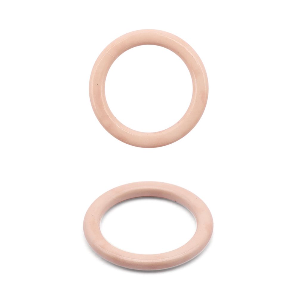 Кольца для бюстгальтера металл ⌀8.0 мм, 20 шт, C344 пудровый, ГВ800