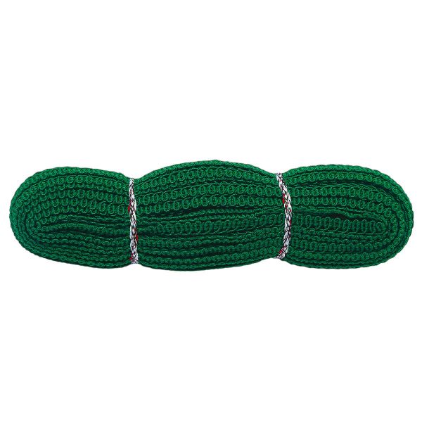 Тесьма отделочная вязаная 15 мм, 10 м, т.зеленый