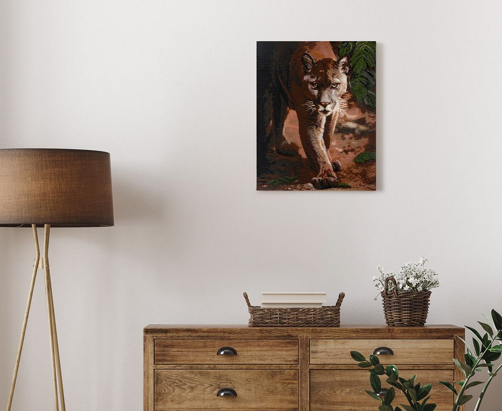 Алмазная (кристальная) мозаика Фрея ALPD-132, на подрамнике Пума, 40х50 см