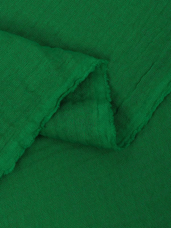 Муслин 125 г/м², 130 см / 2 метра, TBY.Mus.24723.22.2, цв.22 зеленый