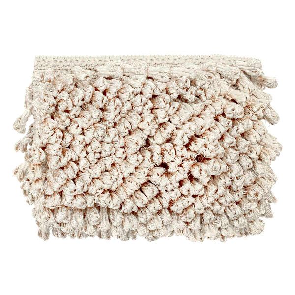 Бахрома отделочная 50.0 мм / 10 метров, с кистями 122 молочный