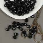 Бусины акрил ⌀10 мм, цв.45 черный, уп.500 г, Magic4Hobby