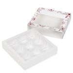 Коробка для 9 конфет 13.8х13.8х3.8 см, Метелица, S-Chief, CBC-028