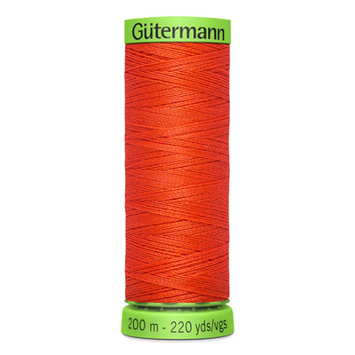 Нитки для тонких тканей Gutermann Extra Fine 150, 200м, 155 яркий апельсин, 5 катушек