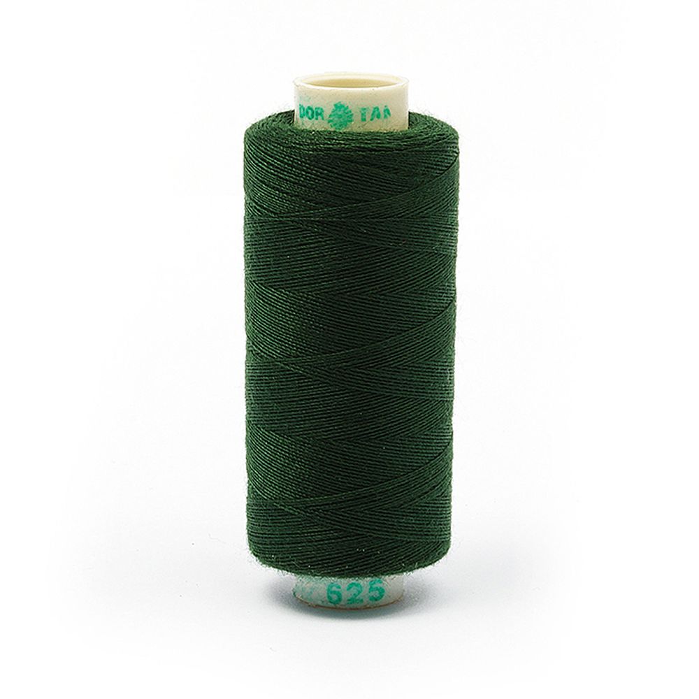 Нитки швейные бытовые Dor Tak 40/2, 366 м / 10 кат., 625 зеленый