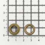 Люверсы металл ⌀_7.3 мм (внутр.), h5.41 мм (внутр.), №5, металл, уп.≈1000 шт, New Star, антик