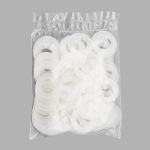 Кольцо уплотнительное пластик под блочку/ люверс ⌀13.4 мм (внешн. 23.4 мм), h7 мм (№28), ≈100 шт, New Star