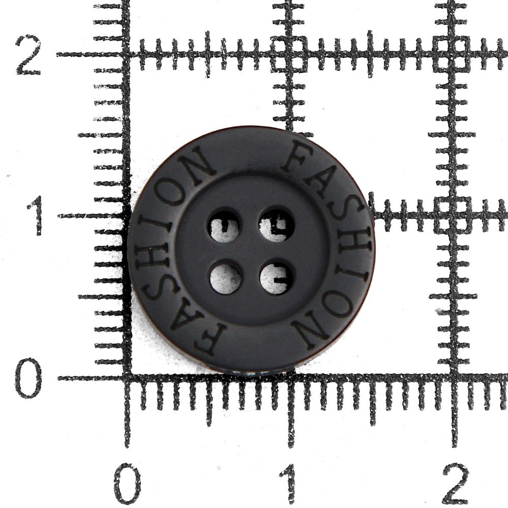 Пуговицы 4 прокола 24L (15мм), (Black (черный)), 36 шт, 615029-1