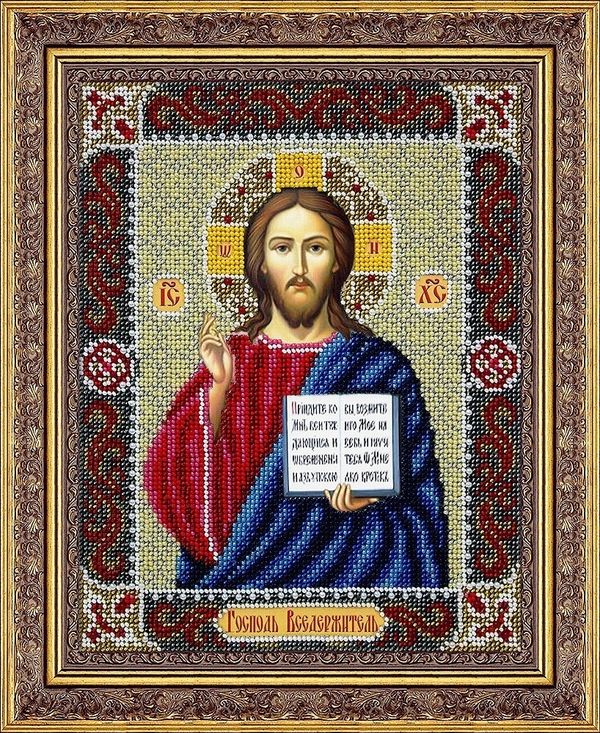 Набор для вышивания бисером Паутинка, Господь Вседержитель 20х25 см