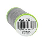 Нитки для тонких тканей Gutermann Extra Fine 150, 200м, 701 перламутрово-грифельный, 5 катушек