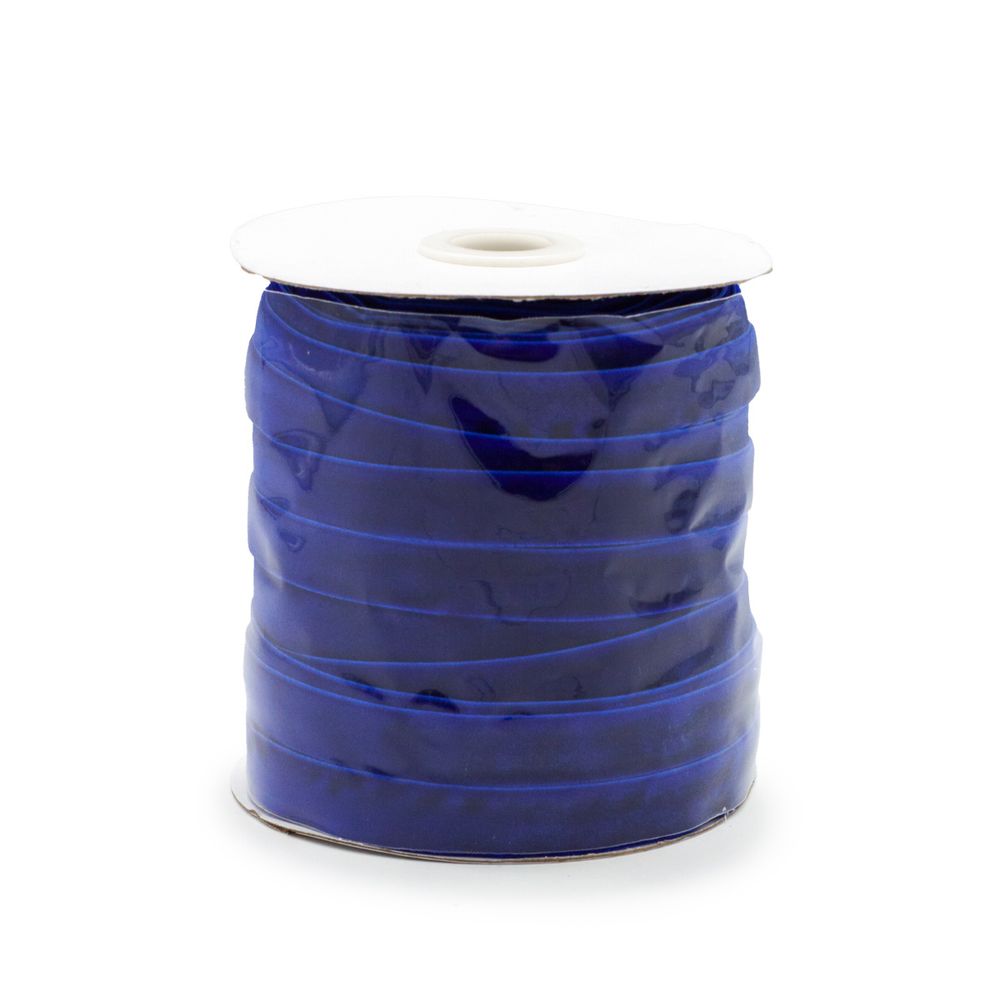 Лента бархатная (тесьма) 12.0 мм / 32.9±2 метров, 0081-1211 (8571 синий)