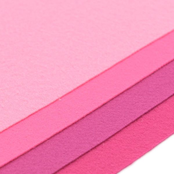 Фетр листовой жесткий 1.0 мм, 20х30см, 4 шт, Astra&Craft, 6