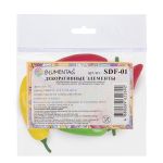 Декоративные элементы 6х6 шт, MIX 1, Blumentag SDF-01